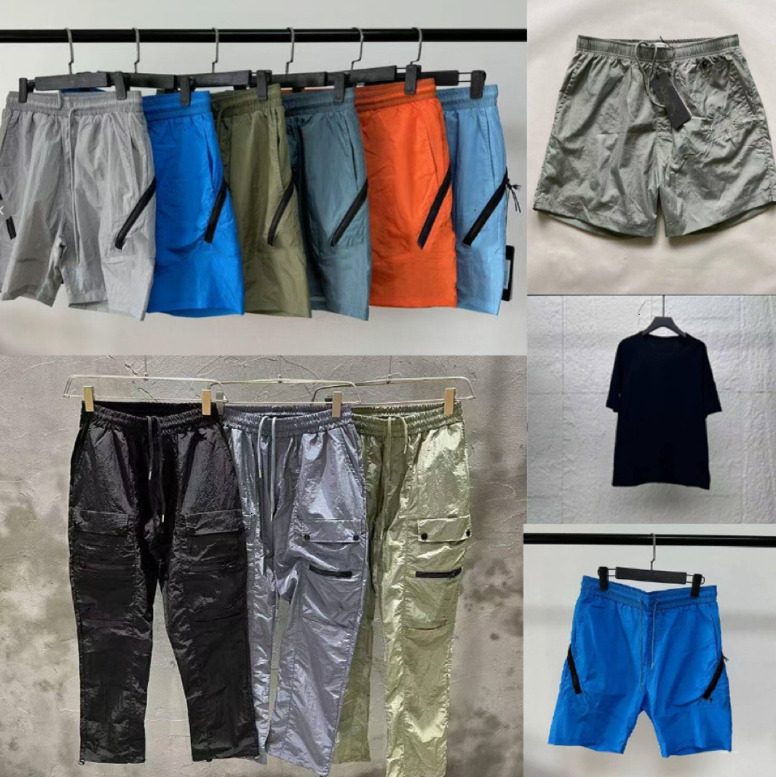 Men's shorts High quality Mens cp t shirt Designer Sweatpants single lens pocket dyed beach swimming Woman shorts outdoor jogging casual quick