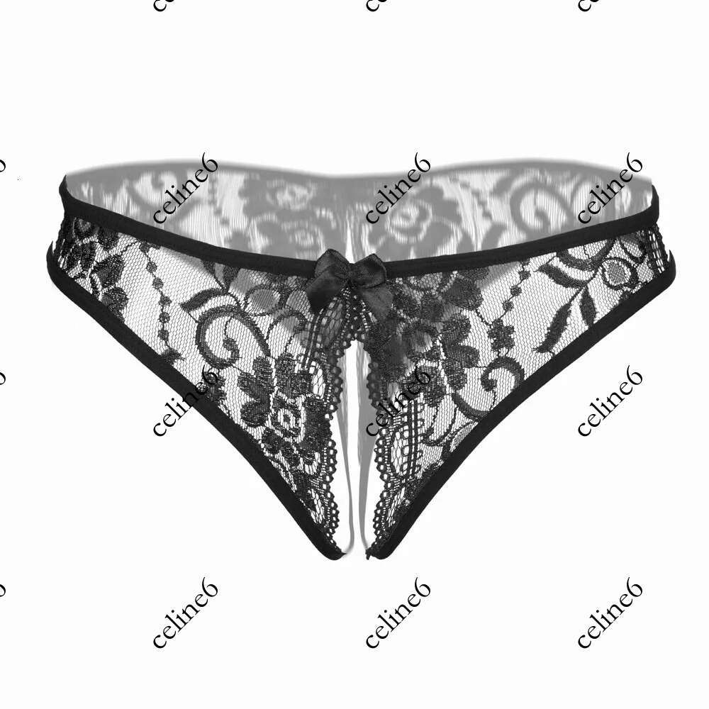 Women Lace Panties Low-waist Underwear Thong Female G String Breathable Erotic Lingerie Open Crotch Temptation Embroidery Intimates Femme Bragas Mix and Match $7