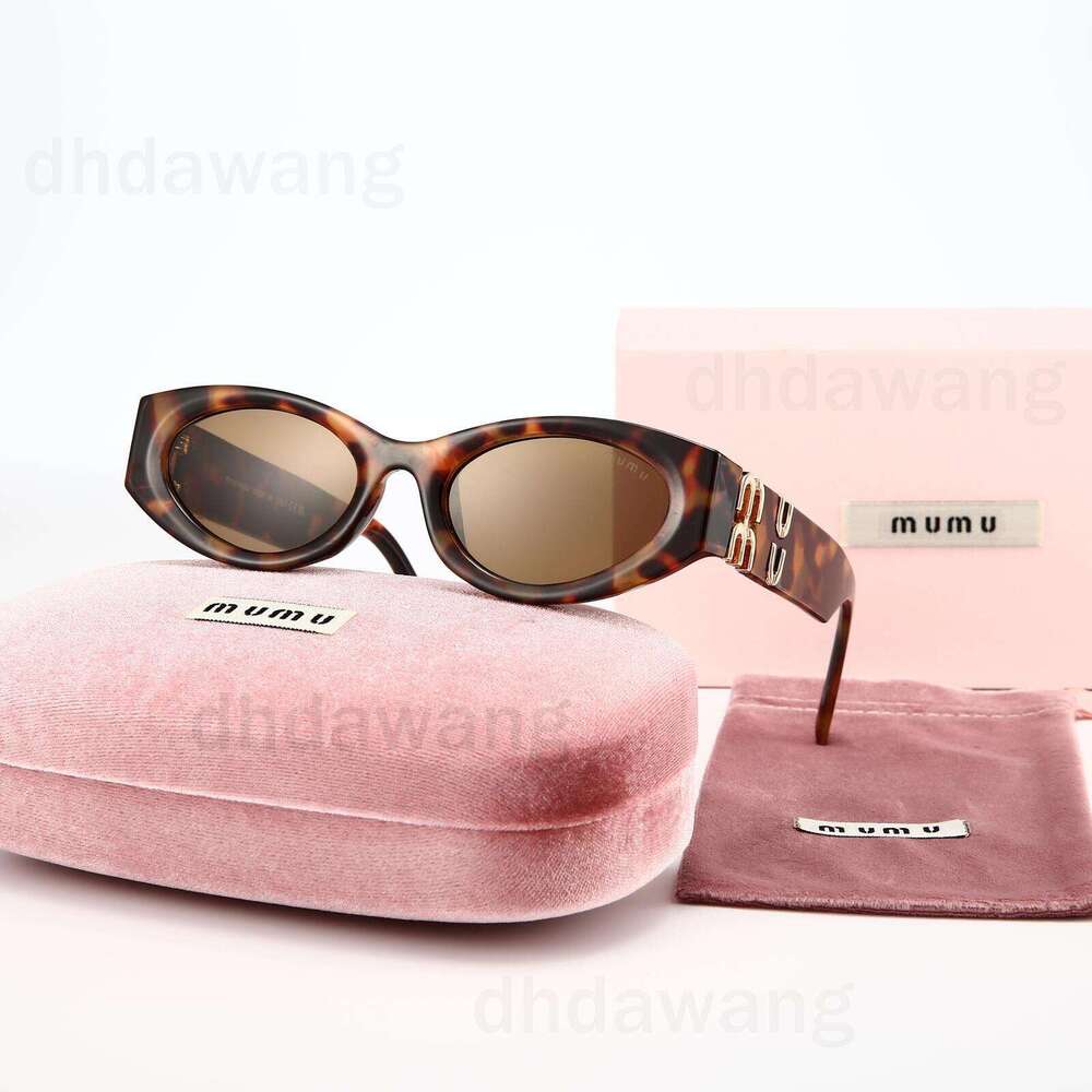 Luxury Designer Sunglasses UV400 Protection Nylon Lenses Vacuum-Plated Brass Glasses Cat-eye square frame Sunglasses Womens Sunglasses For Daily Bea