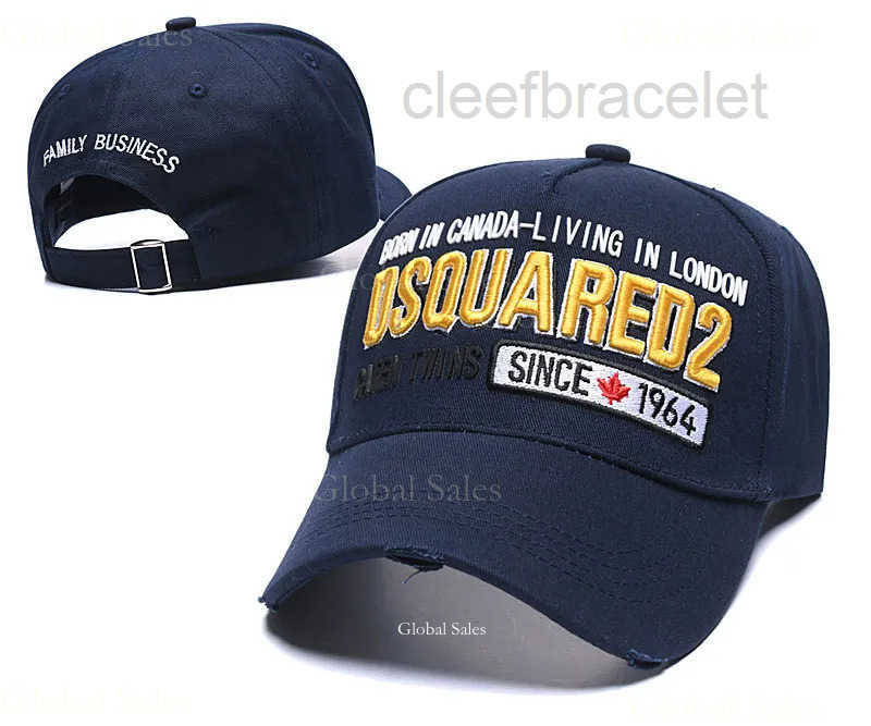 icons Cap dsquared Brand Baseball Fashion Mens Designer Summer Hats Caps Embroidery Adjustable Color Women Sunshade Trend Versatile Letter Iconcap 0