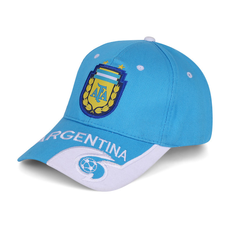 vente 2026 casquette de baseball coupe du monde de football pur coton brésil France italie pays-bas chapeau de soleil S260604