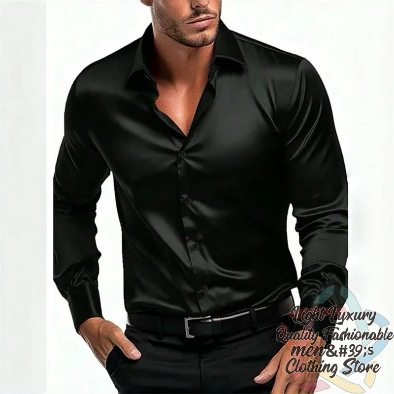 14color mens shirt formal solid color wedding outdoor fashion n business longsleeved top clothing XS6XL soft fabric 260410banjia