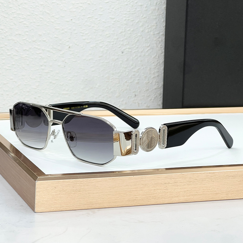 Designer Men Sunglasses Fashion Metal Frame VE1879 Luxury Quality Sunglasses for Women Outdoor UV Protective Glasses Case