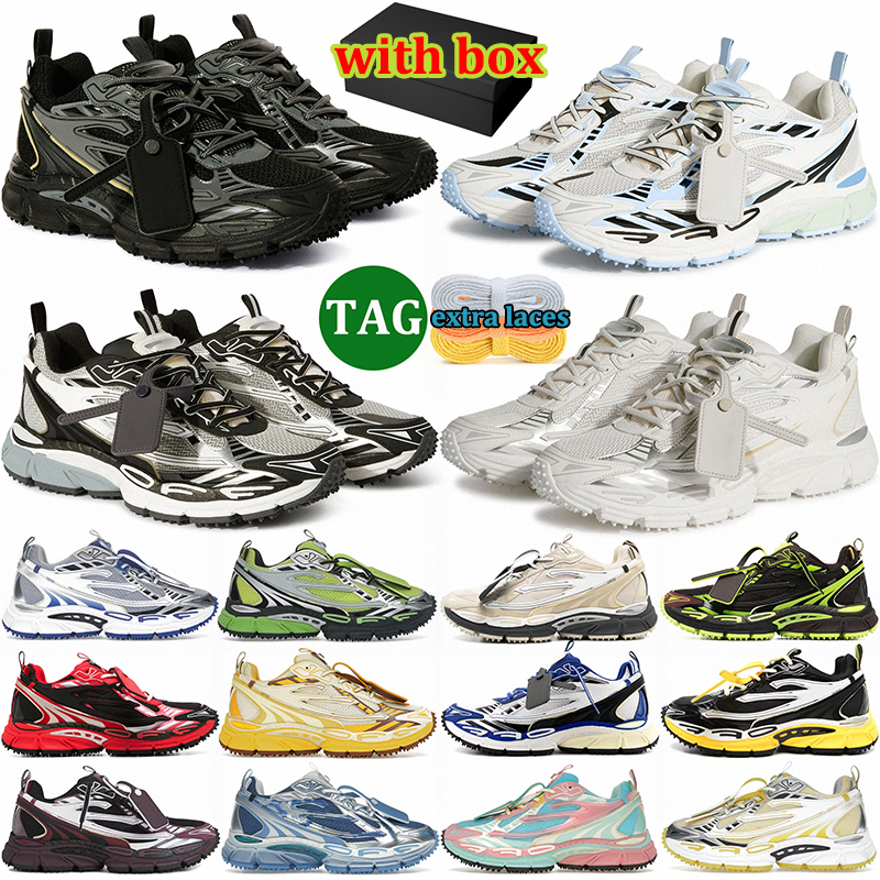 with box be right back designer running shoes off Breathable Mesh Upper Multi-layer Patchwork trainers ooutdoor comfort sports sneakers white grey