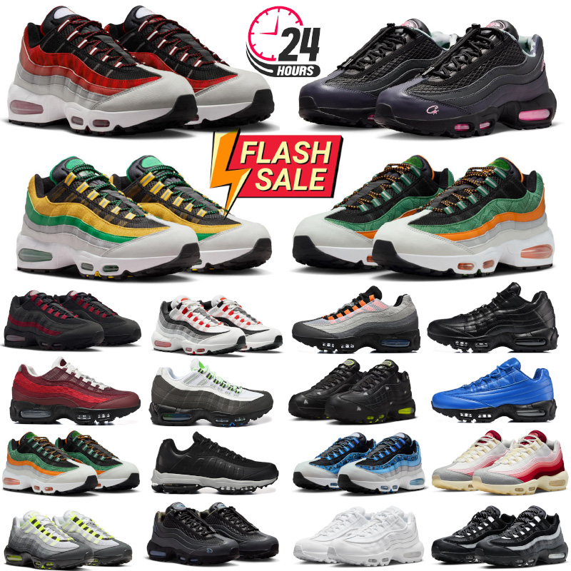 Big Size 47 48 95 95s designer running shoes men women Neon white Baltic Blue Solar Red Cactus Flower OG Blue Spark mens trainers outdoor sports sne
