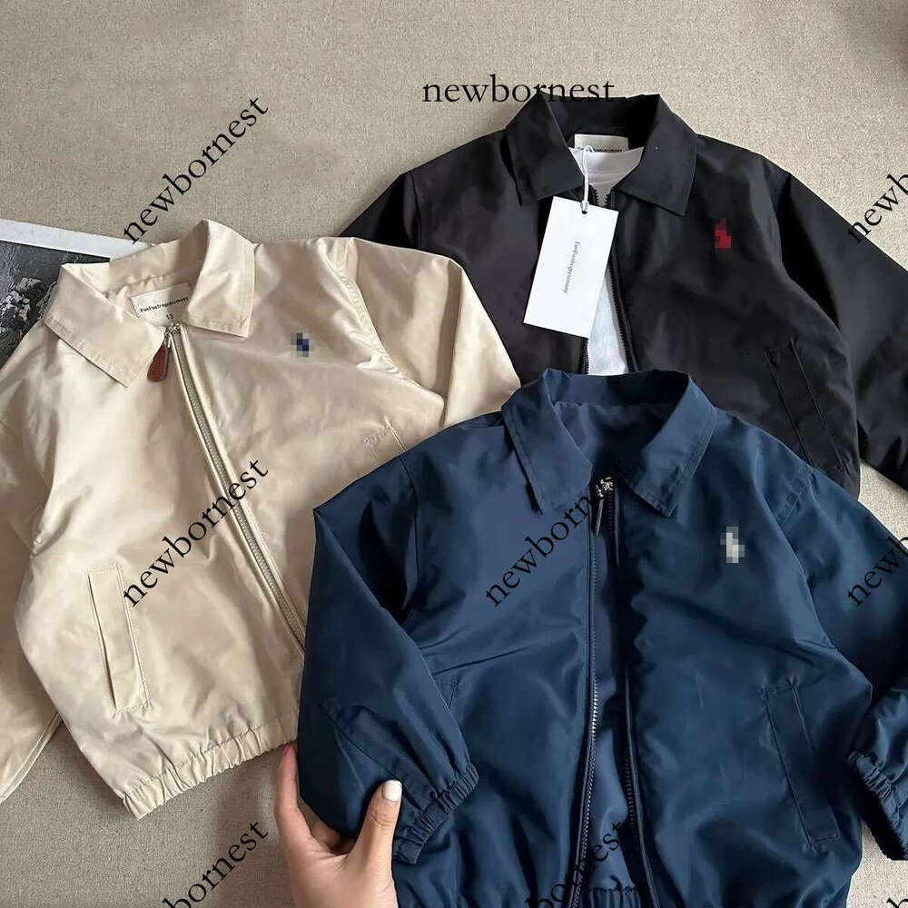 Boys Girls Coat Down Polo Designer Clothes Fashion Kids Baggy Jackets Simple Style Casual Jacket