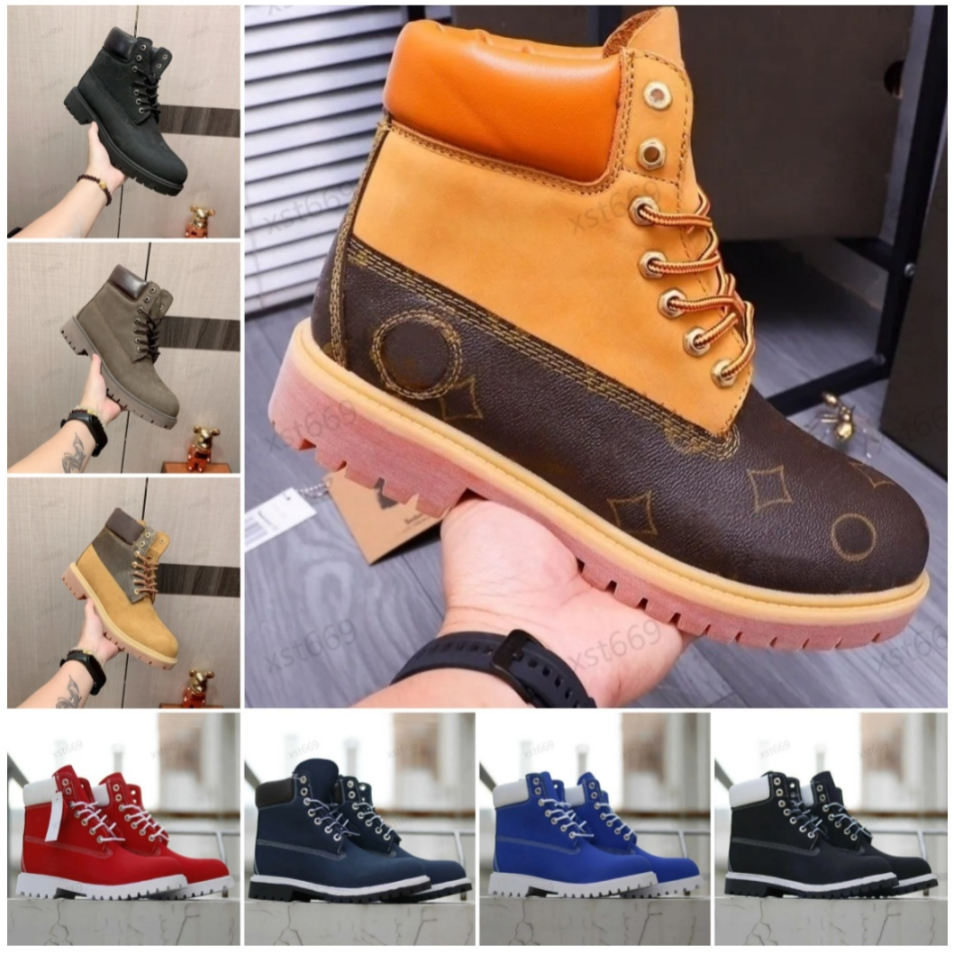 designer timsss boots platform men sneakers women trainers winter booties Outdoor snow boot ankle black khaki pink grey shoe jointly designed