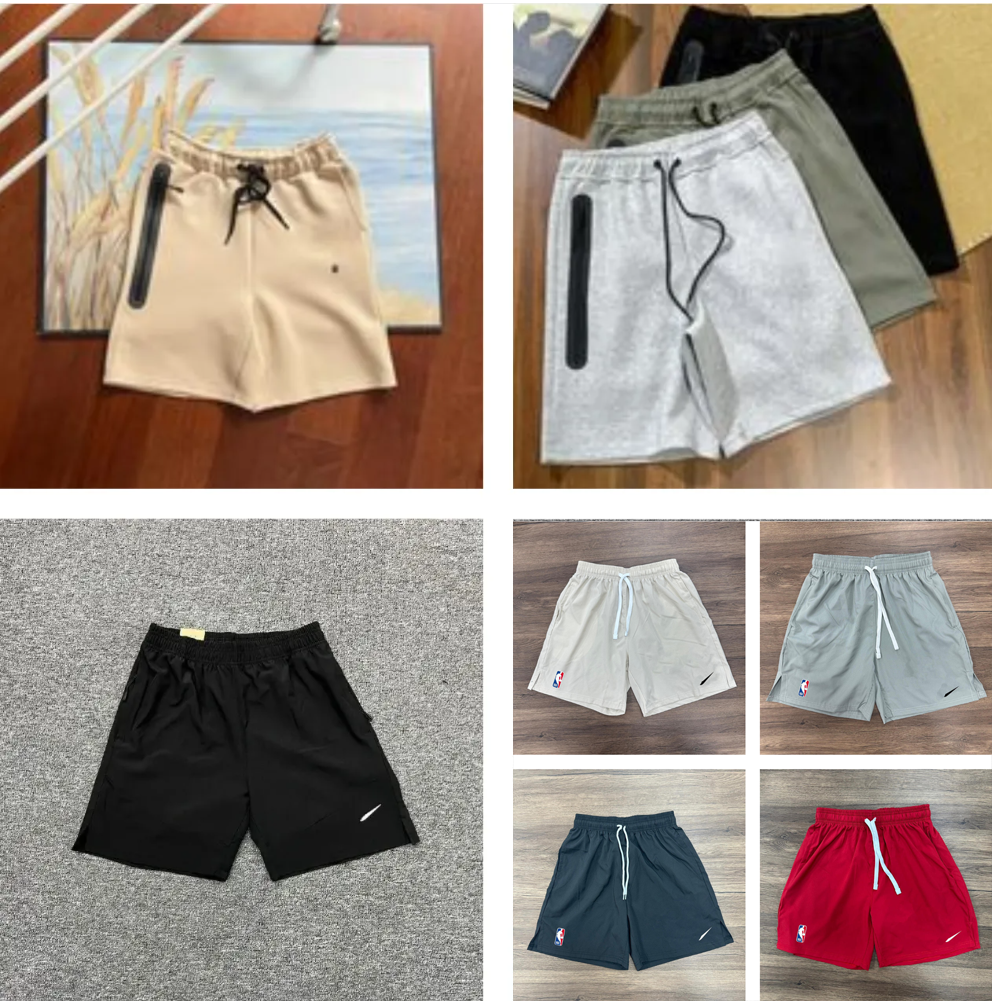 10A Shorts pour hommes AD Cross-Border tricoté Tech polaire côté collé grand rabat poche pantalon sport 172 basket-ball Tennis Shorts séchage rap