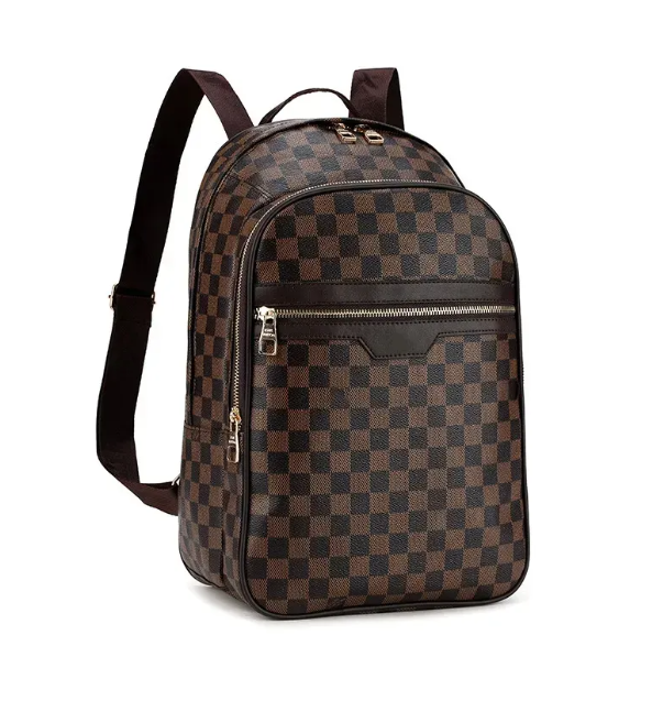 Backpacks Designer Mens Travel Lattice Backpack Student Schoolbag Large Capacity Shark Street Man Bookbag Women Shoulder Bag luxury bag