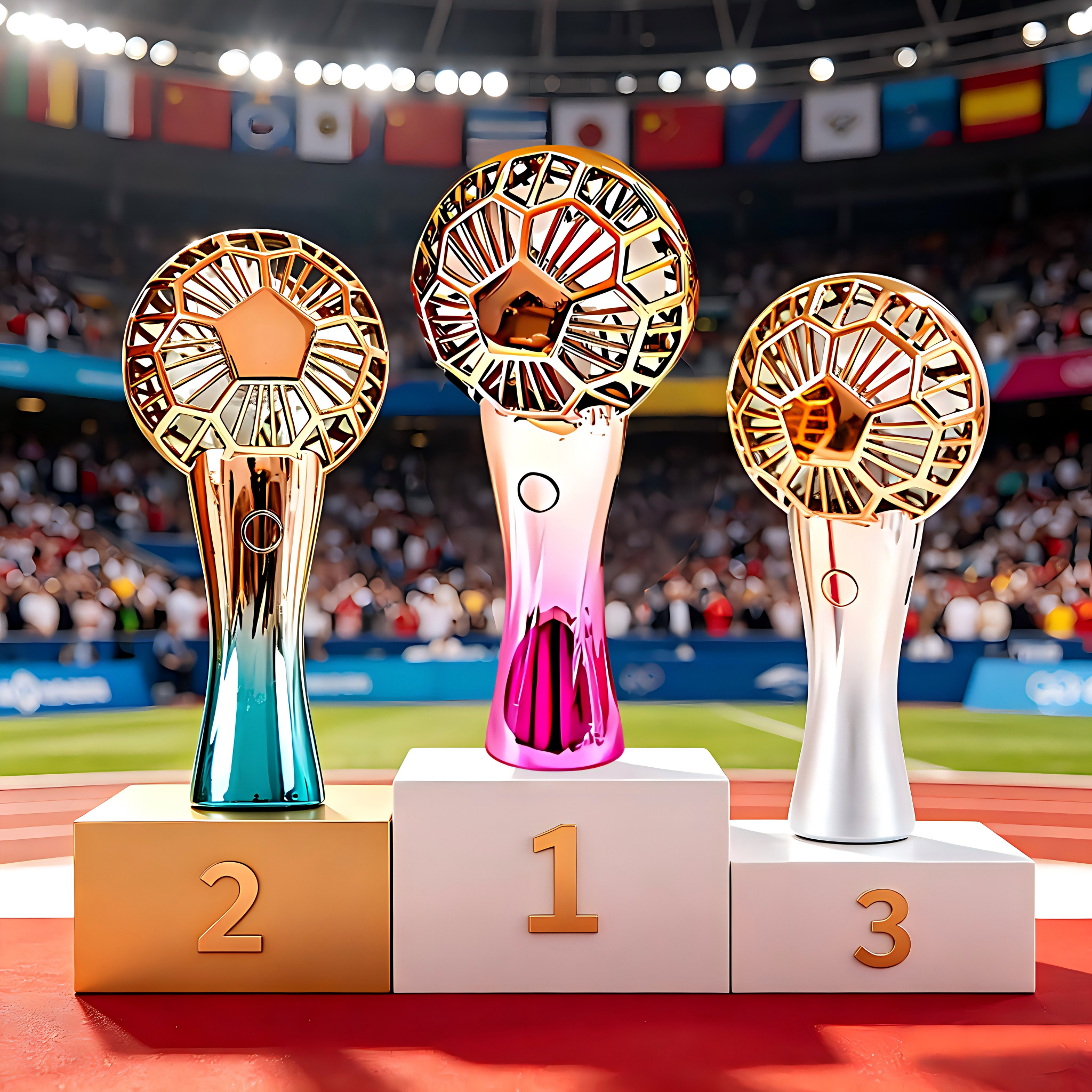 World Cup Mini Cooling Fan, Indoor Outdoor Desktop, Handheld Portable Fan, USB Charging High Airflow Quiet Durable-image-1102590317