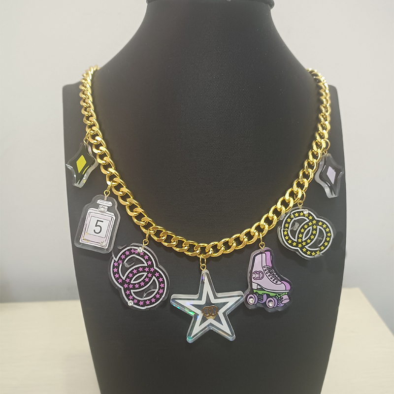 Designer Necklace Ladies Jewelry Brand Designer Cc Necklace New Fashion Acrylic Letters Necklace Gold Plated K Gold Necklace Mens Chain Girls Gift