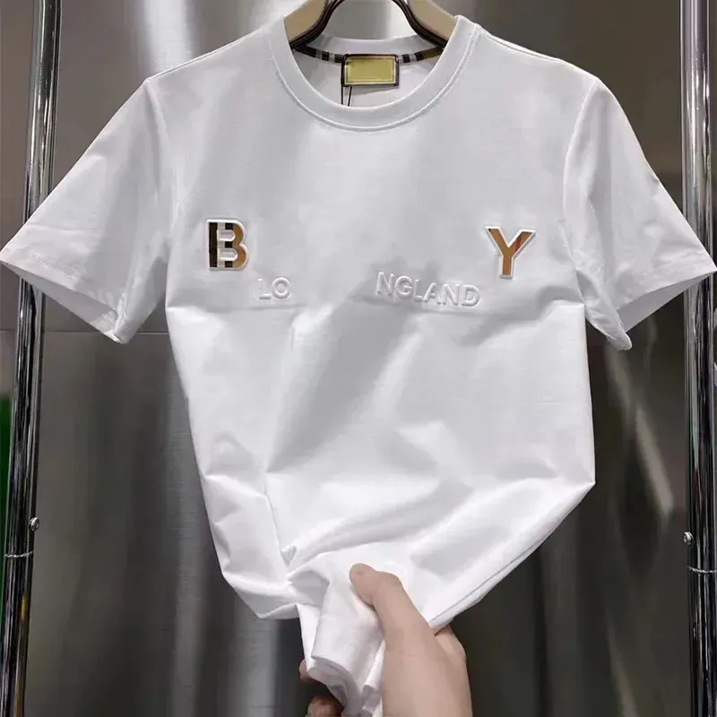 Men's Tees & Polos Luxury limited edition summer new style trendy stylish three-dimensional print best selling versatile casual short sleeved m