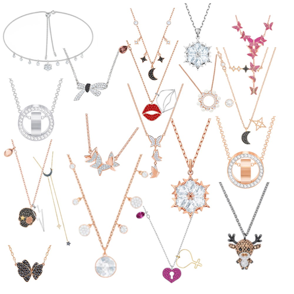 Fashionable hot selling red lip accessories, personalized pendant, delicate and small deer necklace, romantic and versatile for daily use