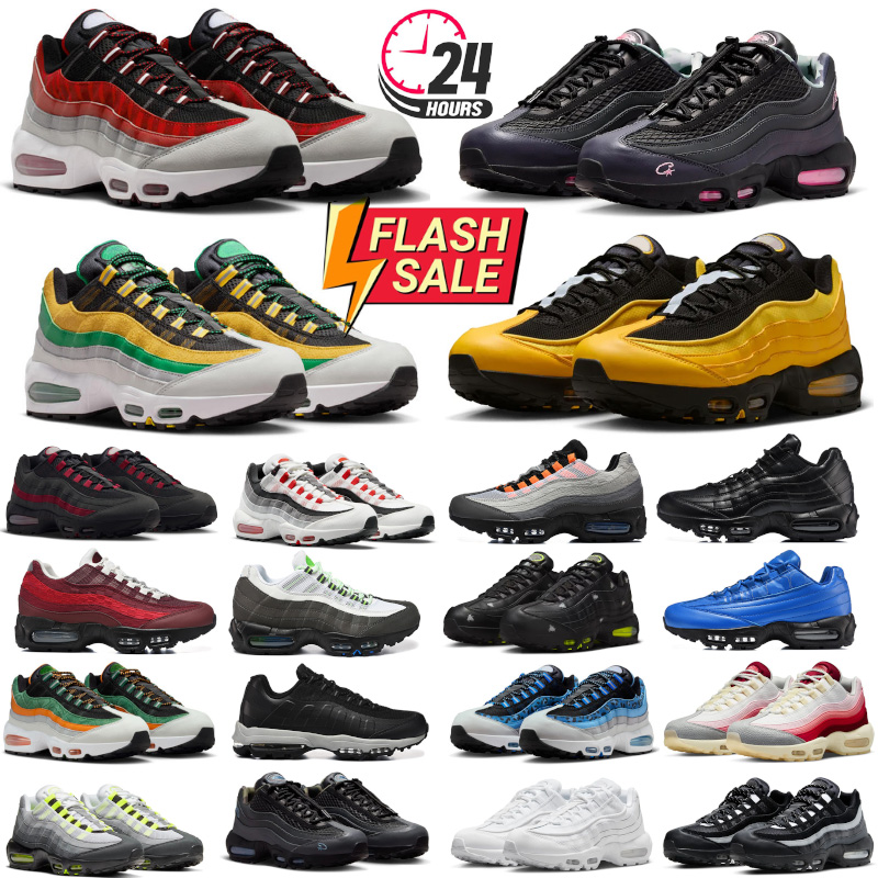 Big Size 47 48 95 95s designer running shoes men women Lime Green Black Red Cactus Flower Blue Spark mens trainers outdoor sports sneakers