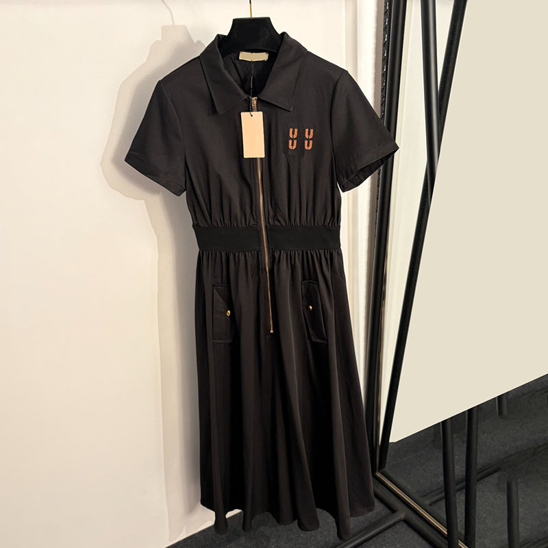 Robe chemise décontractée pour femmes, élégante, Chic, à manches courtes, de styliste, pour dîner formel, coupe cintrée