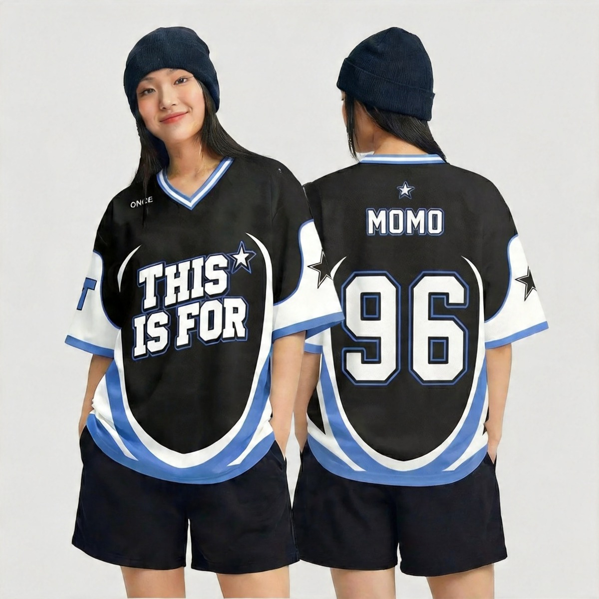 KPOP Twice 6th World Tour: This Is for Jersey T shirt Nayeon Jeongyeon Momo Sana Jihyo Mina Dahyun Chaeyoung Tzuyu Short Sleeve Graphics Tees