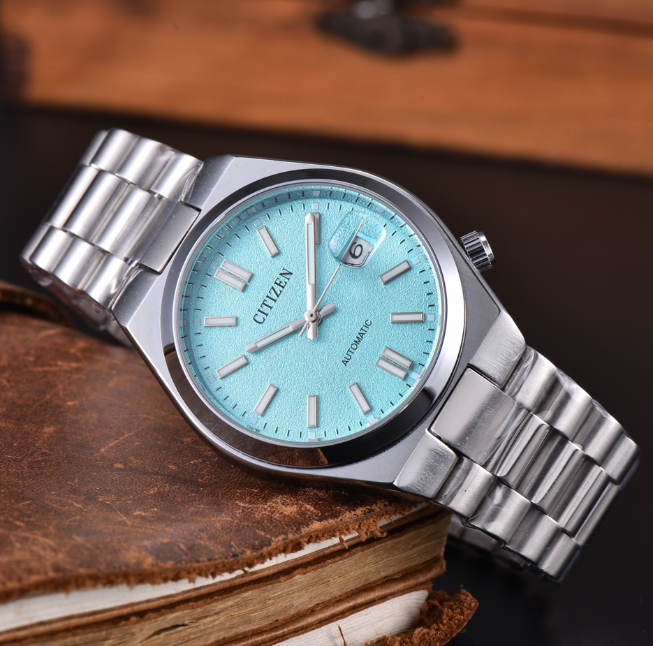 New Mens CITIZENity Watches Automatic Mechanical movement watch Stainless Steel Super Luminous Wristwatches women men waterproof montre de luxe