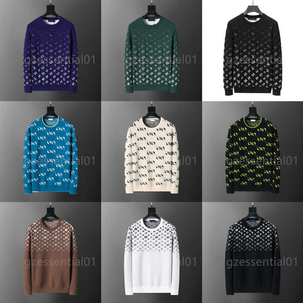 Pull Pull Hommes Jumper Designer Vêtements Pour Hommes Chandails Automne Et Hiver Luxe Lettre Impression Brodée Col Rond Chandails Occasionnels D