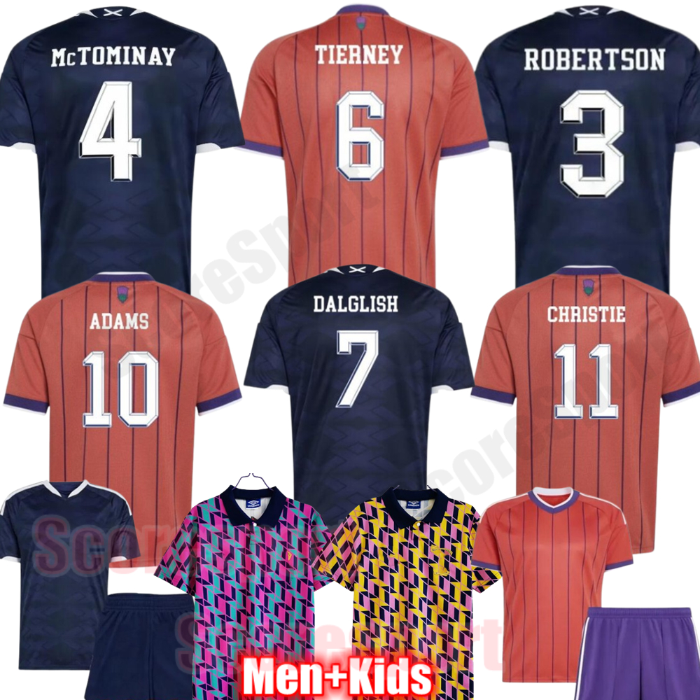Scottish Soccer Jersey World Cup 2026 Scotland McTOMINAY Fans Player version 5XL ROBERTSON MCGINN DALGLISH Retro Football Shirt 1978 89 Men kids-image-930840816
