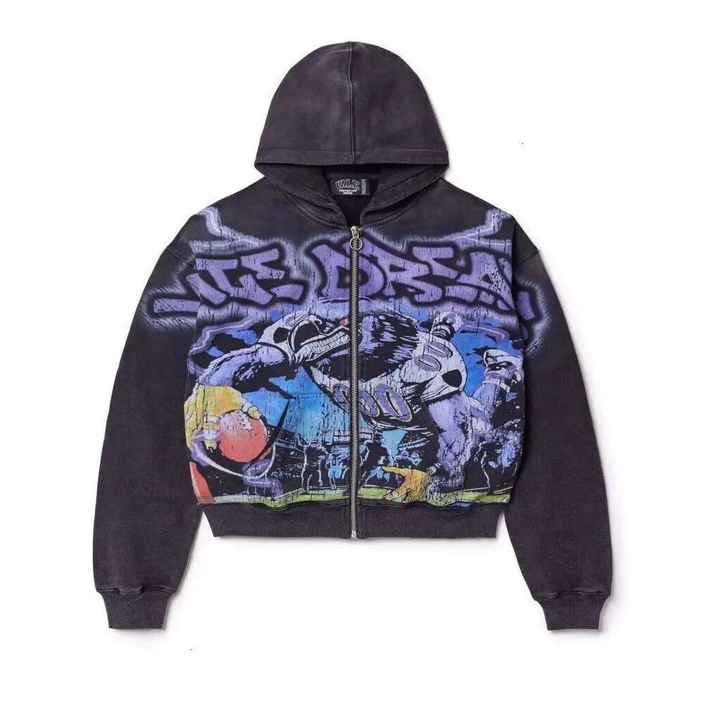 Vale Dream Hoodie Student Hoodie School Style Loose Fit Comfortable Tops Cross Border European American Style Personality Street Fashion Valleys Dre