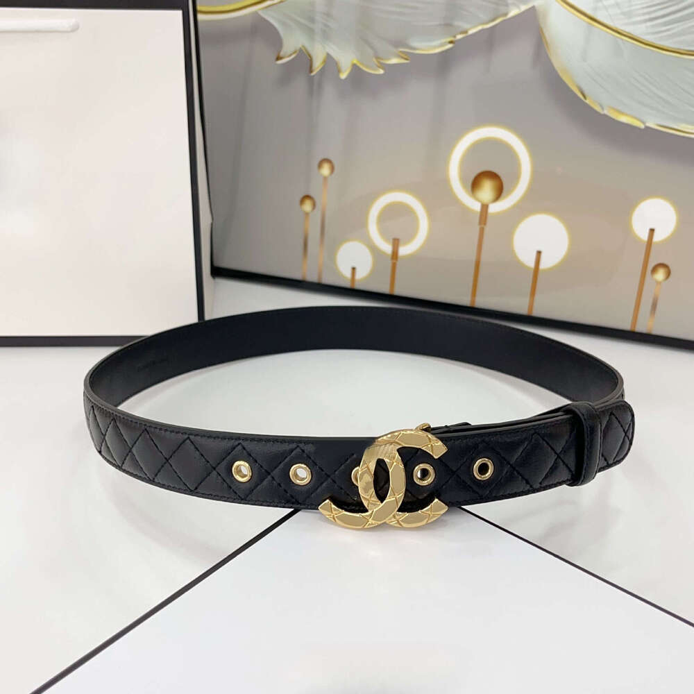 Ceinture femme haut de gamme en cuir de vachette réversible 3 cm à effet affinant pour robe et jean