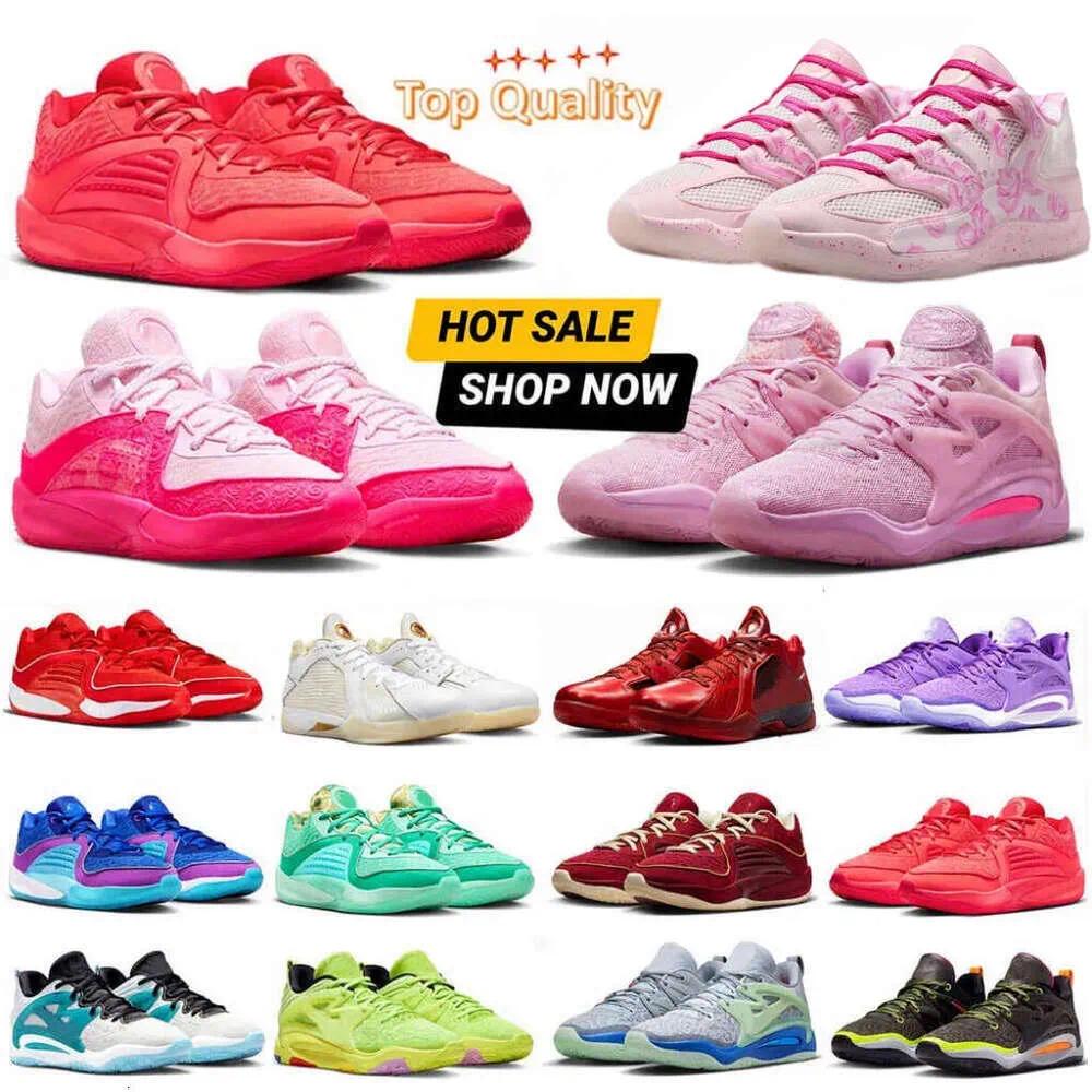 Scarpe da basket KD Aunt Pearl 16 15 17 di alta qualità Metallic Gold Easy Money sinper Scarpe da ginnastica a tarda notte