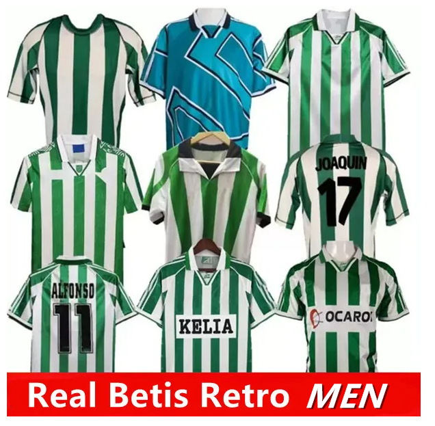 ALFONSO REAL BETIS JOAQUIN DENILSON1976 1977 1993 1994 1995 1996 1997 1998 2002 2003 2004 soccer Jerseys Retro REAL 76 77 94 95 96 97 98 02 classic