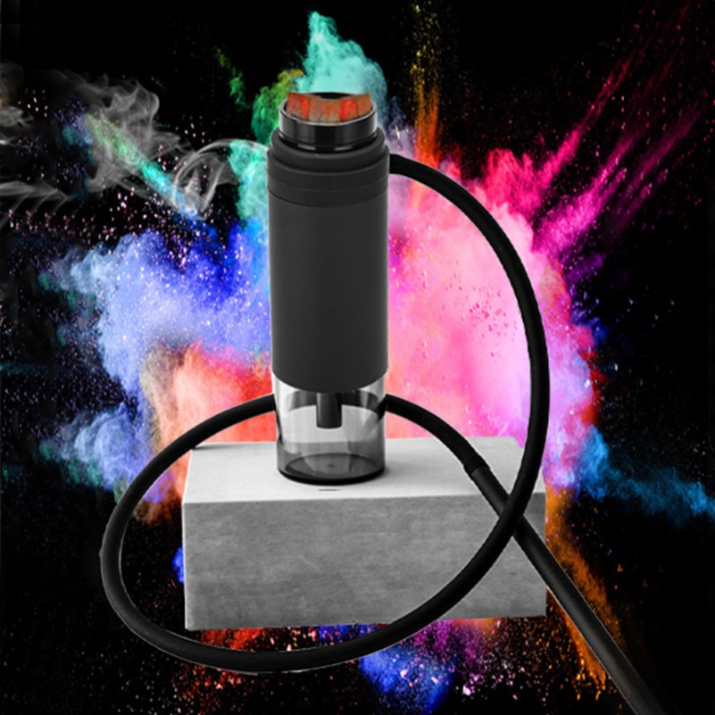 Portable Cup Shape Hookah Set with Smoking Accessories Ceramics Grass Bowl Car Shisha Bong Pipes Narguile Completo Water Pipes for Smokeshop-image-1103097744