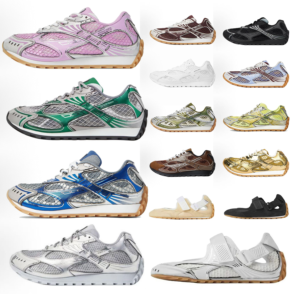 Mary Jane Italian Designer gold Sneakers Casual Shoes Sandals Women Luxury Trainers Men Vintage Versatile Lightweight Silver White Mesh Runner Orbit