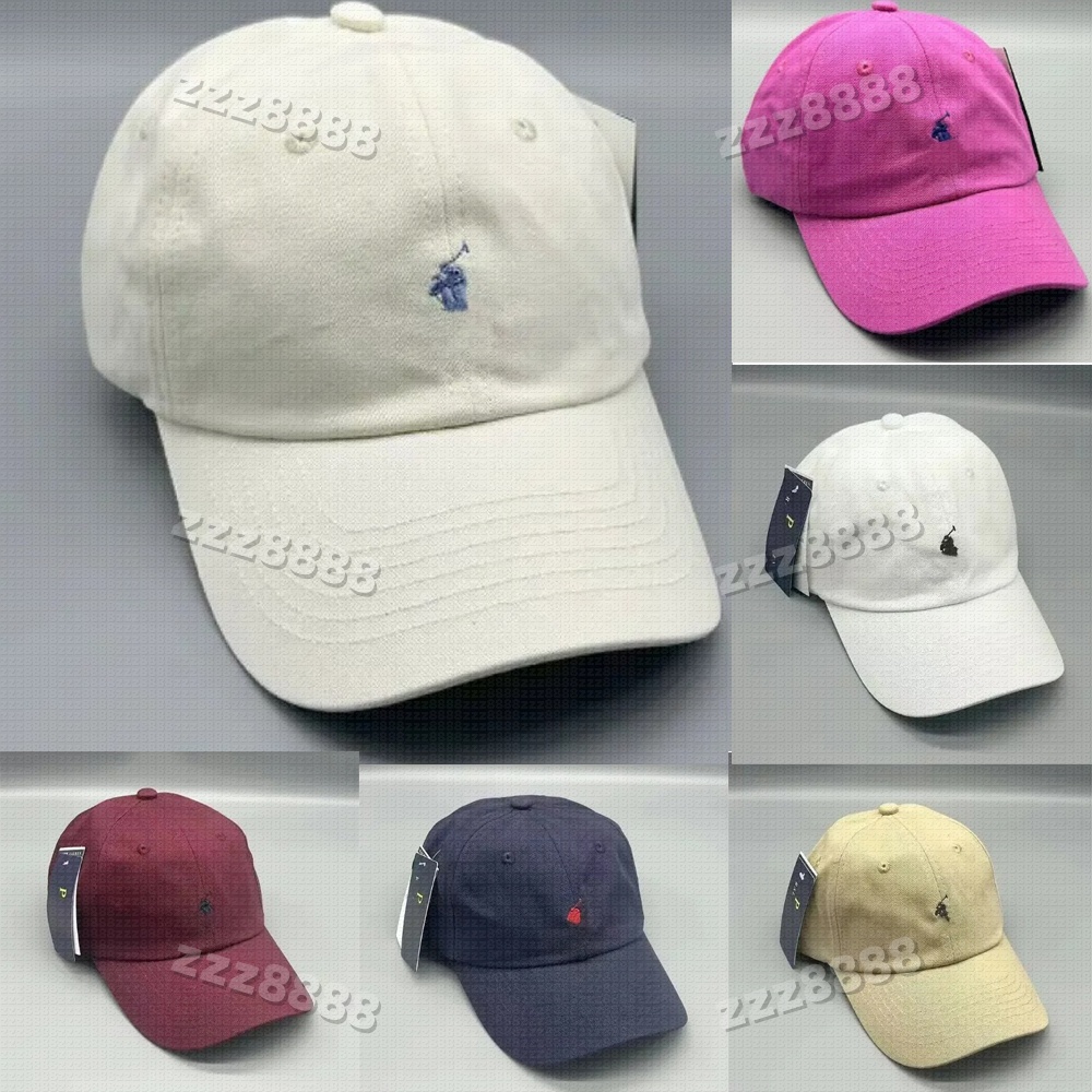 Caps Soft Breathable Golf Sun Cap 2025 Classic Luxury Designer Unisex Baseball Fashion Cotton Polo Embroidery Casual