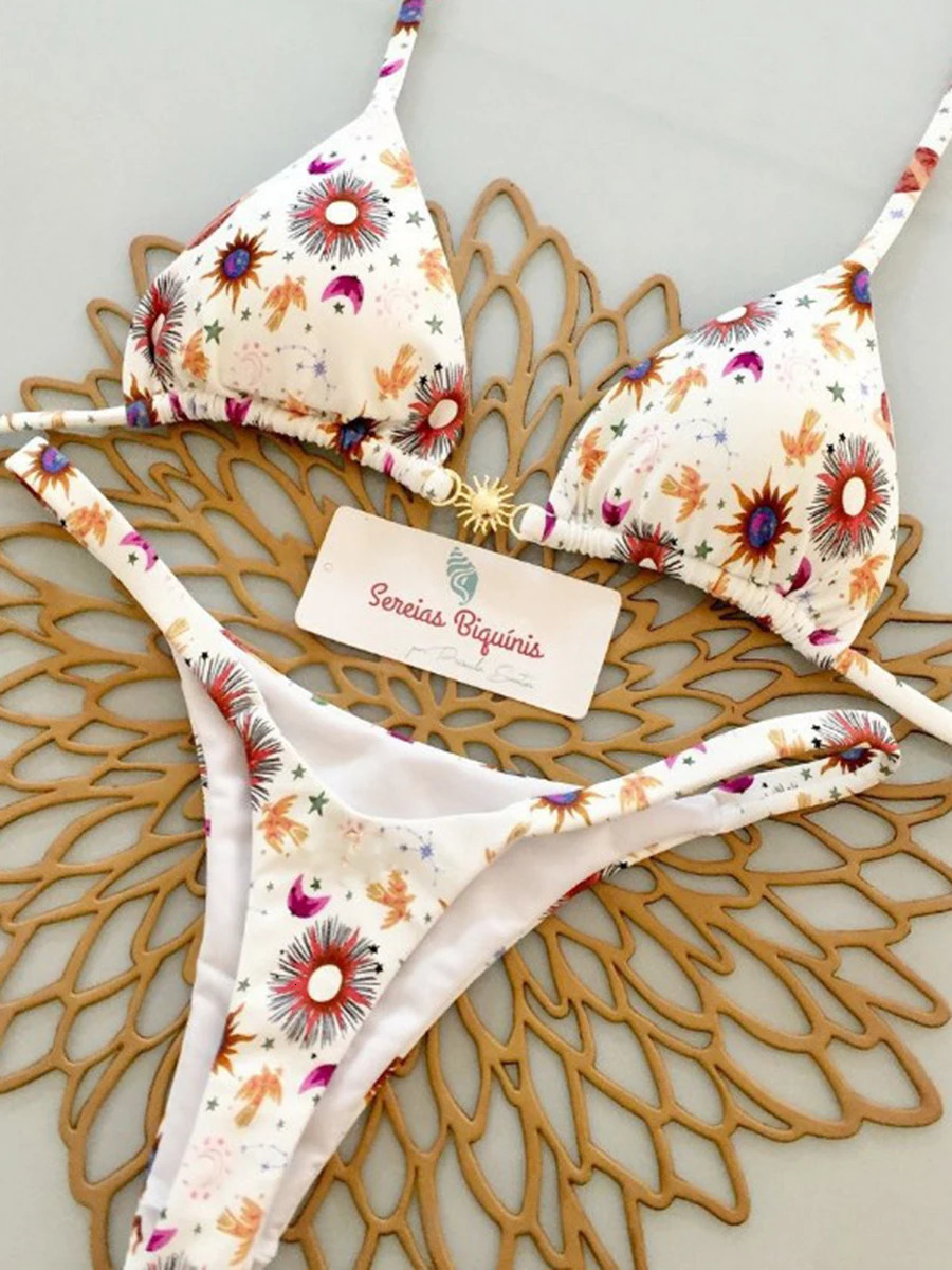 2026 Womens Bikini Swimsuit Split Solid Color Laceup Sexy 2piece Set Micro Swimwear 260420banjia
