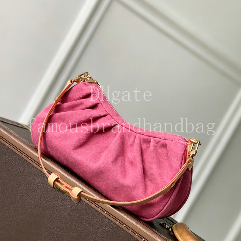 Master quality designer bag Denim Hobo Designer Shoulder Bag Women Handbag With Box LP13A-image-1112148269