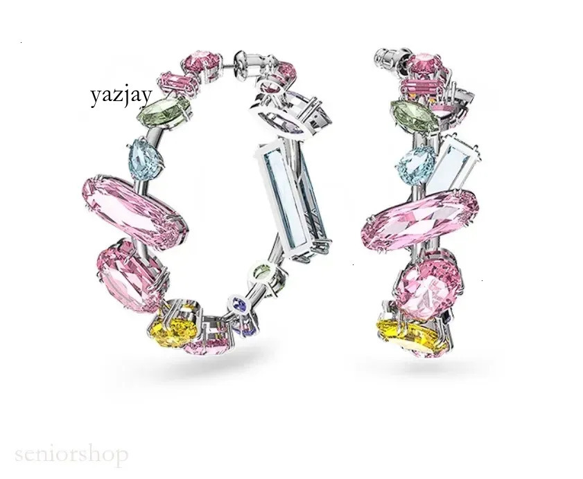 Designer Svarovski Necklace Jewelry Series Candy Svarowski Dopamine Contrasting Collarbone Chain Womens Crystal Svaroski Bracelet With Brand Box ccc