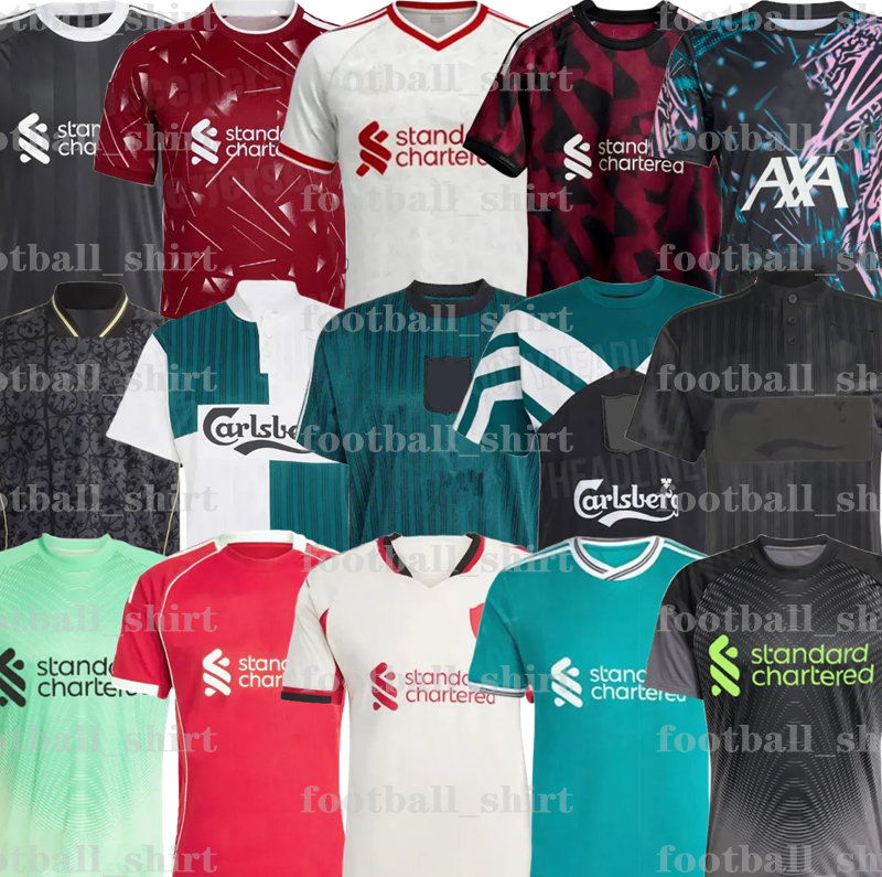 Liverpool MSALAH ISAK DIOGO JOTA WIRTZ FRIMPONG soccer jerseys 95 96 97 Retro football shirt mens kids uniforms kit KERKEZ MAC ALLISTER EKITIKE SZOB