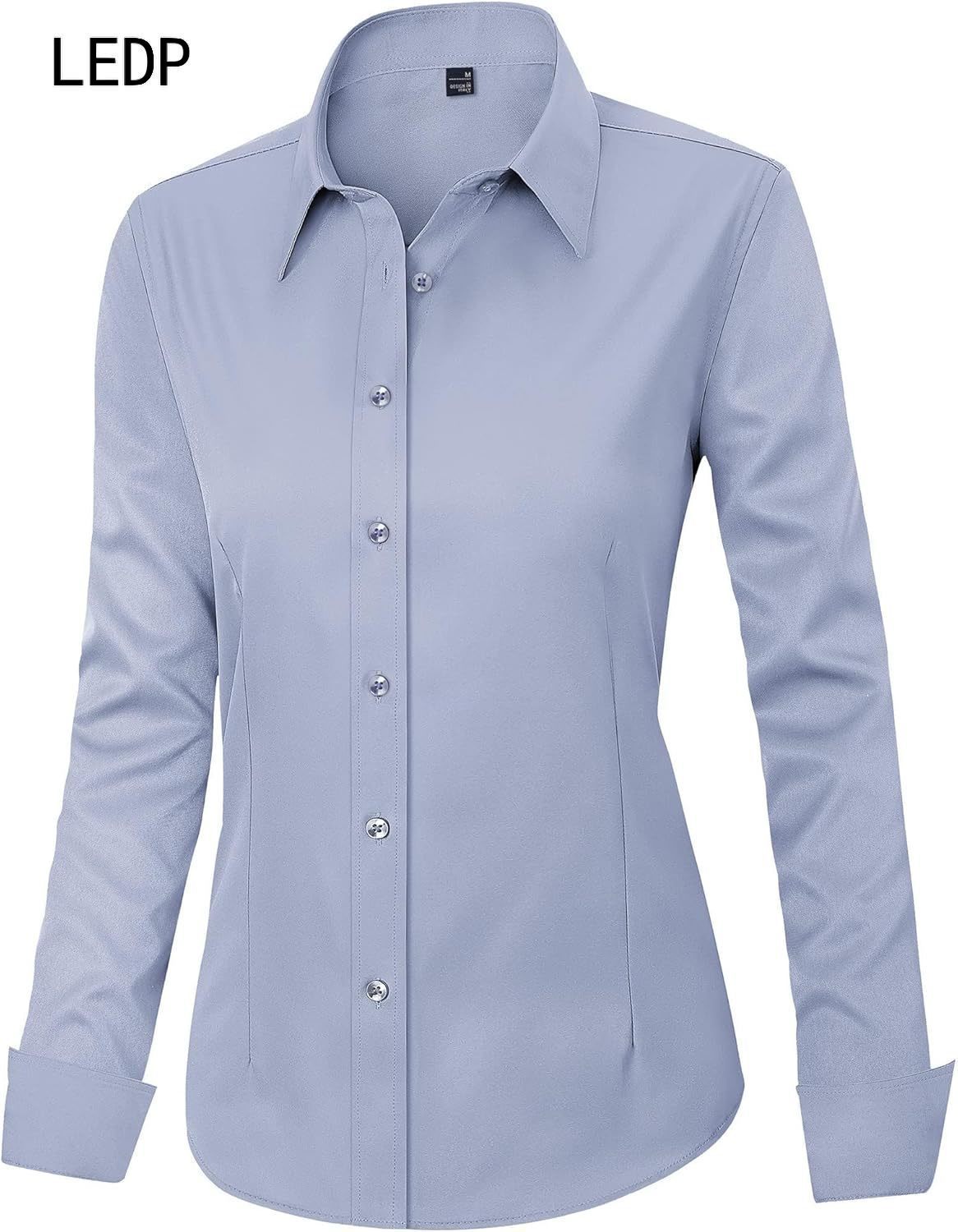 221369 Chemise en soie glacée pour femmes, grande taille, texture d'effondrement en nid d'abeille, alarme biologique respirante