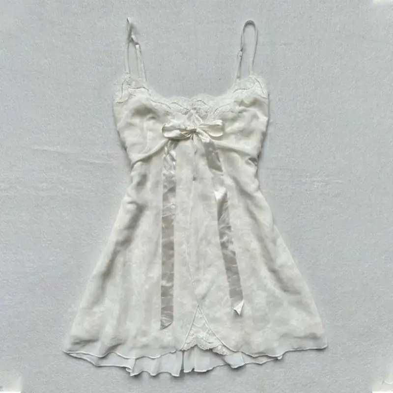 Sexy Sling Y2K Solid Fashion Tank Goth Solid Slim Backless Women Punk Crop Vintage Coquette Harajuku 2000s Aesthetics tank top L260421
