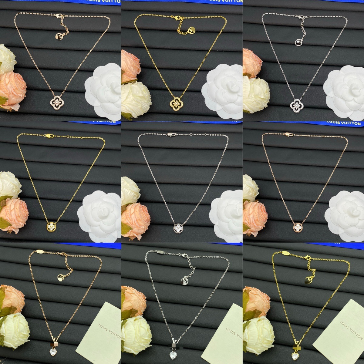 Designer Lousi r Necklace New Womens Model Light Luxury Niche Personality Versatile Classic Neck Accessory