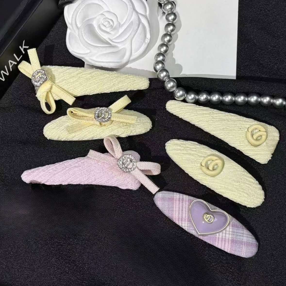 Hair Clips Barrettes Headwear Hair Accessories designer brand mui pink Hairpin Clip for women Candy Color Girl Side Clip-image-1103282511