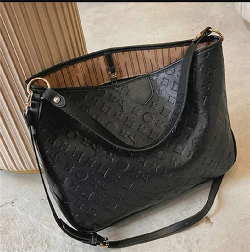 2024 Top Quality Luxurys Designers Handbag Shoulder Ladies Messenger Fashion Classic Wallet Clutch Brown Flower Tote Bag Letter Soft Leather