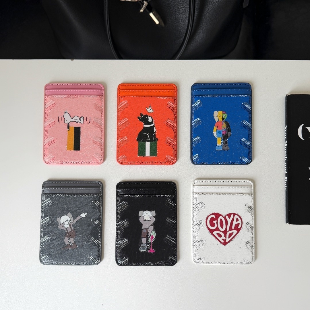 High Quality new model Designer MagSafe Magnetic fashion luxury Card Bag Portable Universal PU Leather Mini Wallet Card Clip Phone Accessories for M