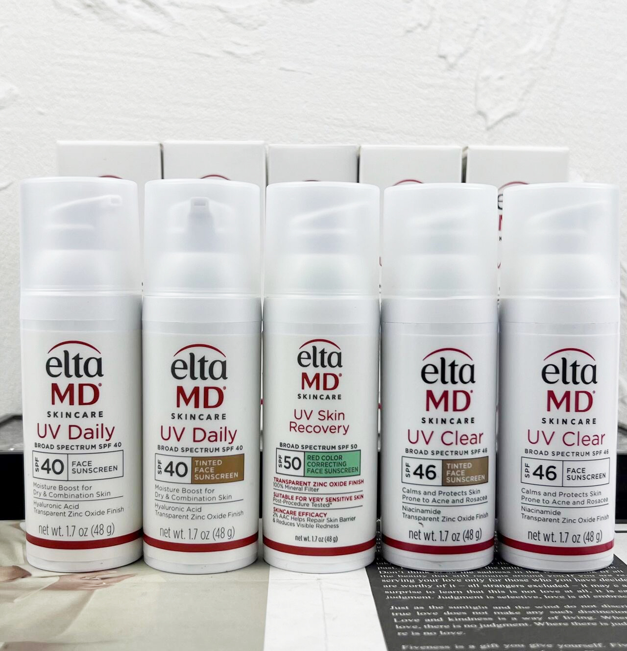 Elta MD Moisturizer Face Cream 48g Clear Daily Face Cream Colorless Oil-free Oil Control Small Light Shield Isolation Brightening Refreshing free-image-1103170033