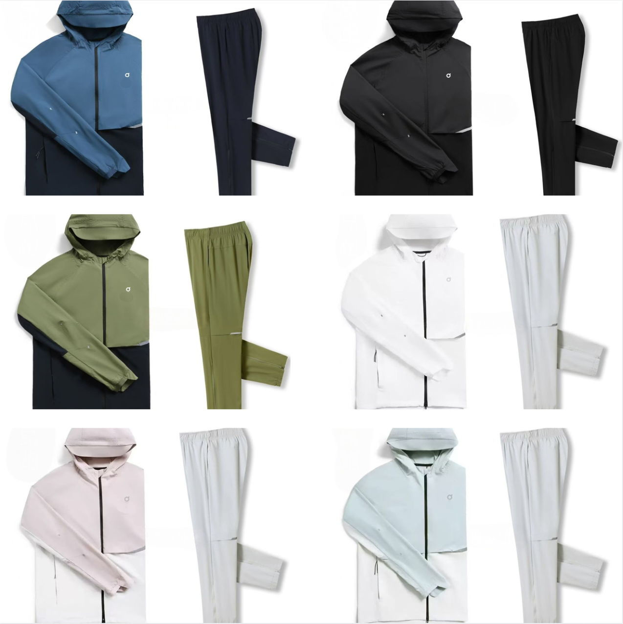 Men's Tracksuits Designer nylon sports suit with high-quality logo for both men and women reflective strip sun protection clothing, skin clothi