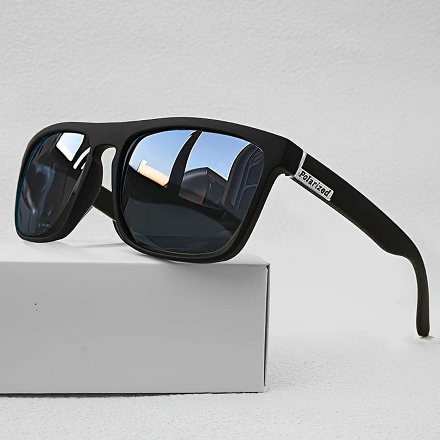 Free Shipping luxury Retro style men polarized fashion glasses lightweight durable PC frame TAC lenses suitable activities daily wear