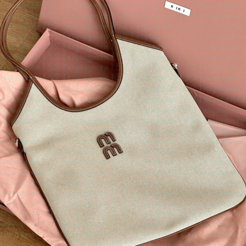 10A Beach Bag Vintage Tote BagCapacity Woolen Armpit IvyBag Closure Women Hobo Handbag Ladies Underarm Shoulder Sac De Luxu Bag Purse Double Letters