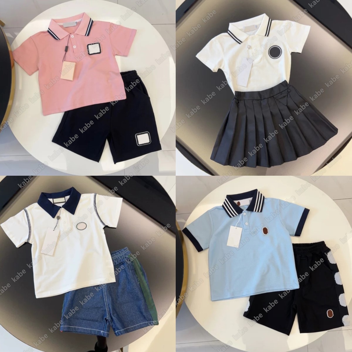 Kids Clothing Sets Baby Boys Girls Clothes Designer Summer Luxury Tshirts And Shorts Tracksuit Children youth Outfits Short Sleeve Tee-image-852827950