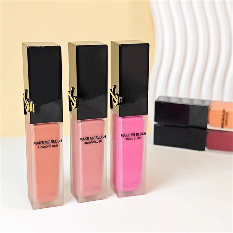 6 Colors Make Me Blush Liquid Blush 15ml Natural Enhancement Nude Pink Rose High Resolution Soft Fog Color Enhancement Lightweight Color 37 44 54 57