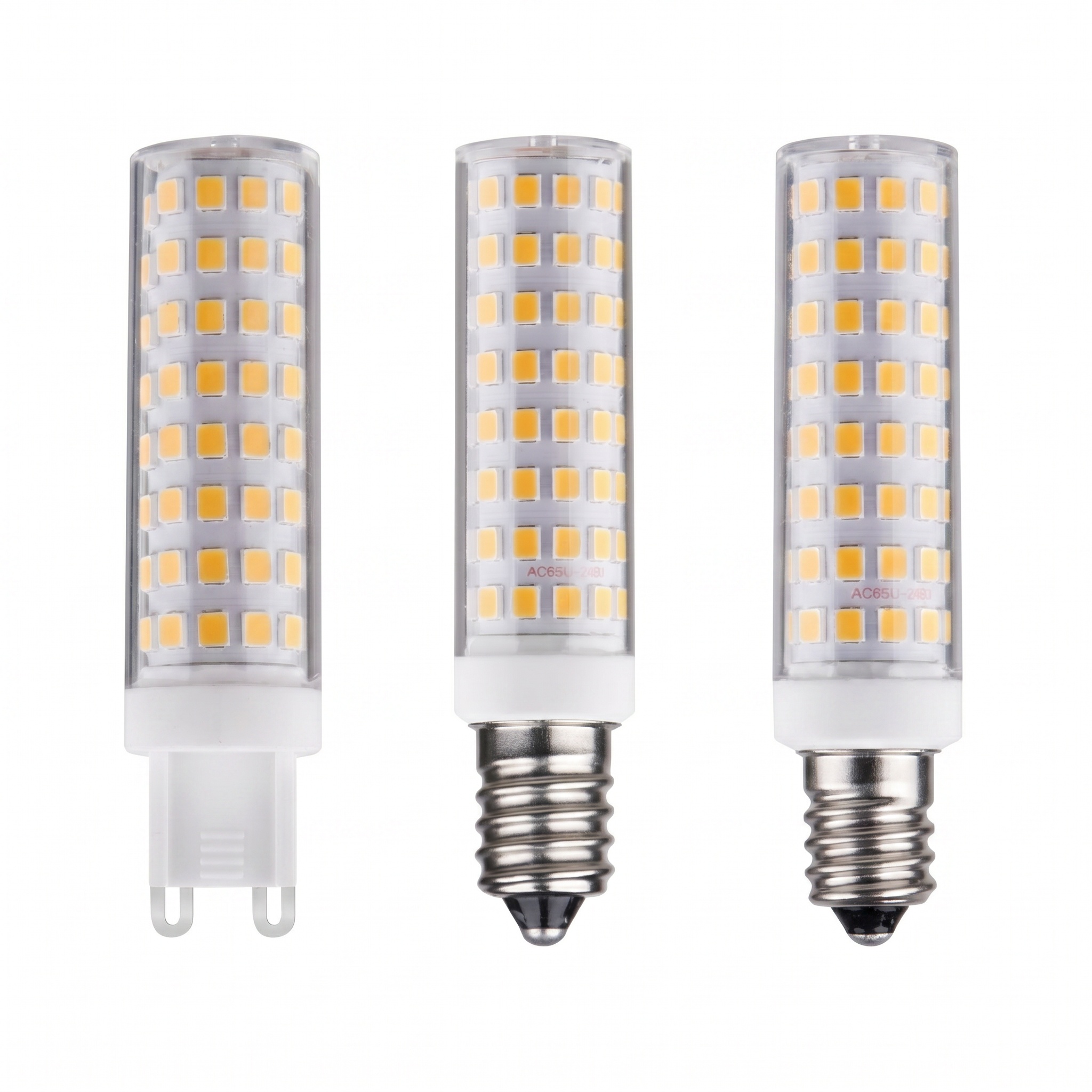 12W E12 E14 G9 LED Bulb AC85-265V 1200lm 100 LEDs 2835 SMD Ceramic PC Flicker-Free Replacement for 120W Halogen Bulbs for Indoor Chandeliers-image-1103191495