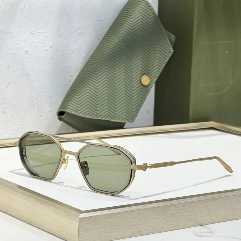 TOP Quality Designer AKONI AKS 508 Fashion Metal Frame Round Shades UV400 Classic Luxury Brand Sunglasses Men Women With Original Box Size 51 19