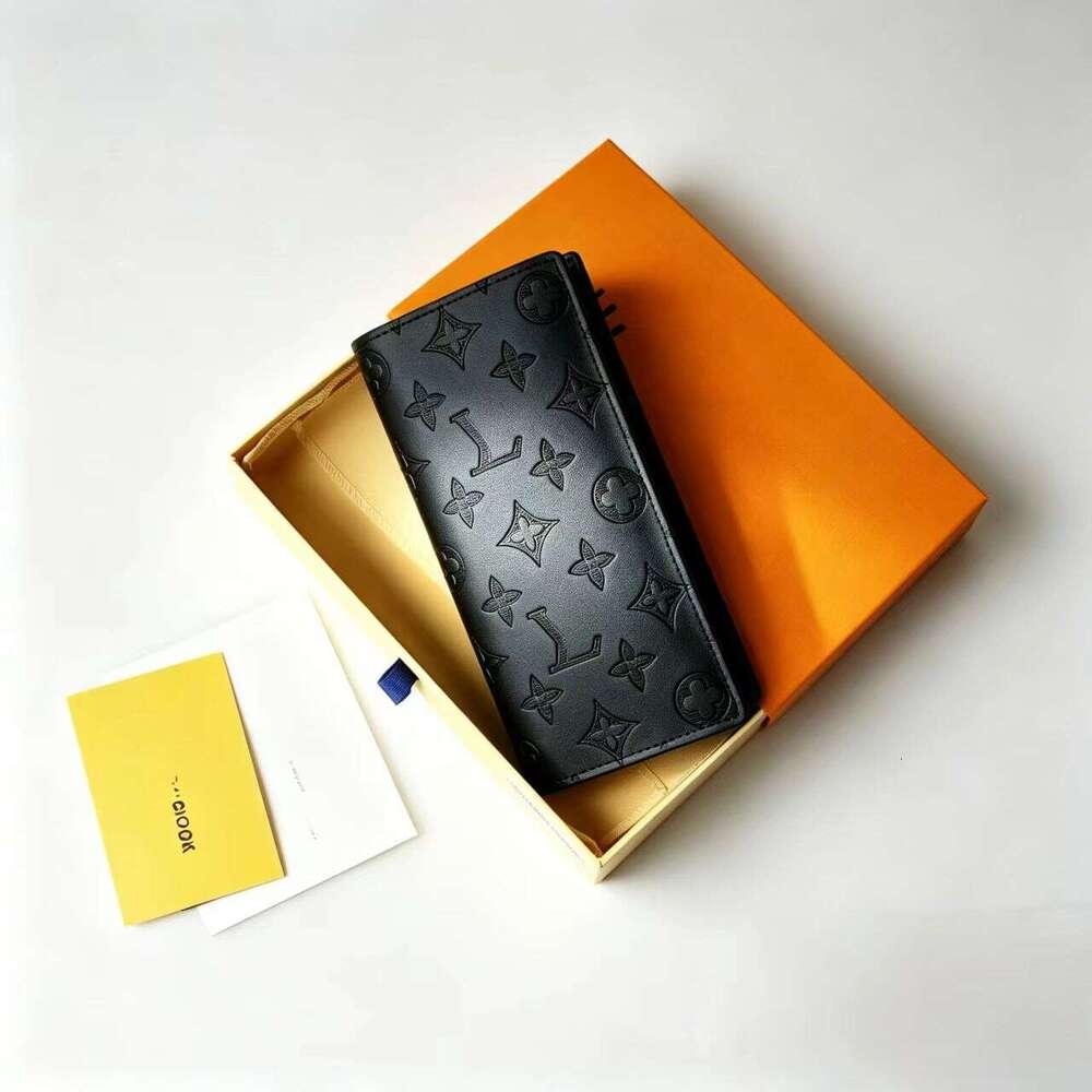 High luxury designer men wallet Purses man card holder pocket organizer long wallets standard wallet for men dicky long purse money bag pouch damier