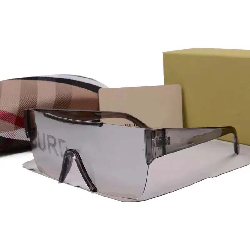 Designer Letter-zonnebril voor dames, heren, reisbrillen, grote bril, 6 kleuren